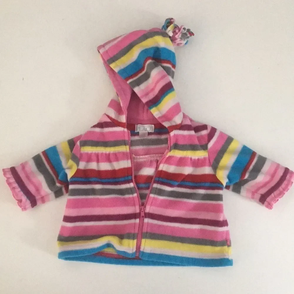 Bundle Sale 3 for $15 | Adorable Fleece Jacket | 3-6 Month Old